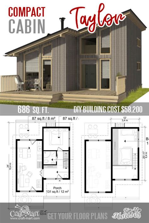 9 Plans of tiny houses with lofts for fun weekend projects | Micro ...