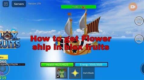 How to get Flower ship in blox Fruits | *Scammer cyborg lol - YouTube