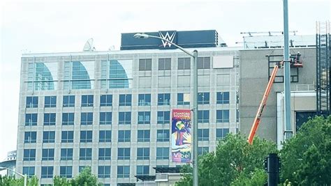 WWE Logo Added To New Company Headquarters