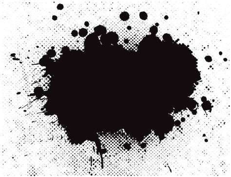 Premium Vector | Abstract black splashes background