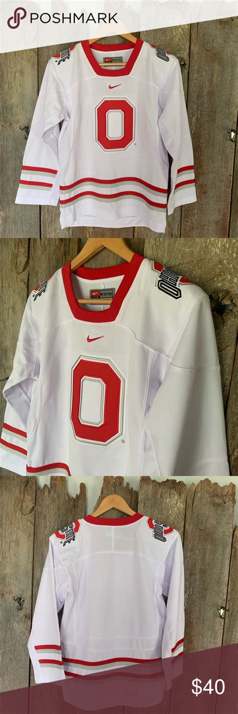 Nike Ohio State Hockey Jersey Youth M 12/14 | Nike ohio state, Nike shirts, Ohio state hockey