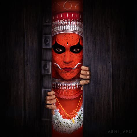 Theyyam | Ballerina art paintings, Beauty art drawings, Hand lettering art