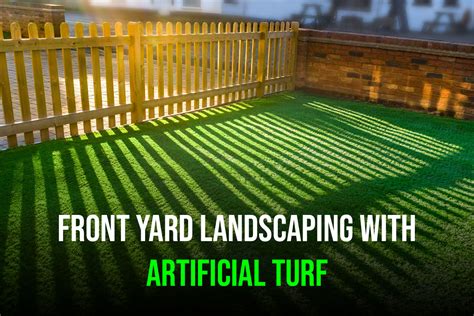 Front Yard Landscaping With Artificial Turf Installer in Santa Rosa