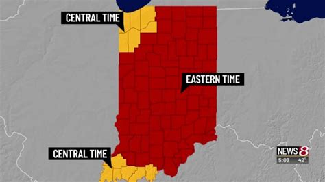 South Bend Indiana Time Zone Map - Map Of Massachusetts