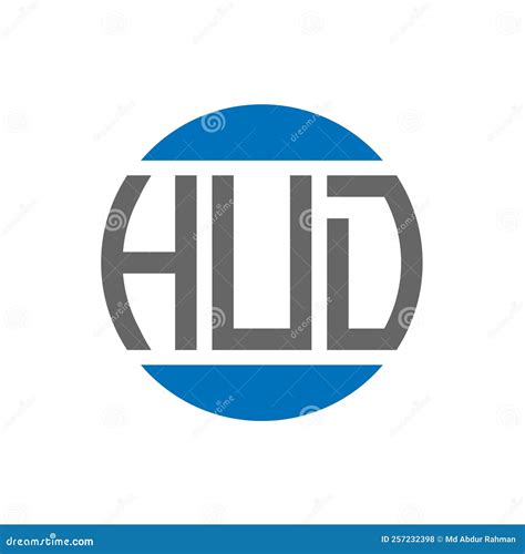 HUD Letter Logo Design on White Background. HUD Creative Initials ...