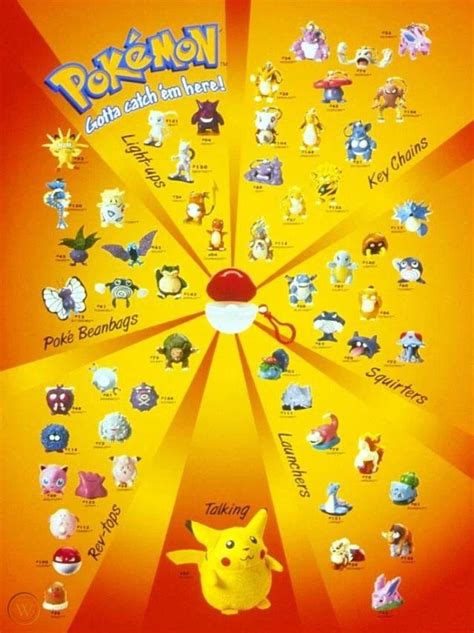 1999 Burger King promotional Pokémon toys - Bulbapedia, the community-driven Pokémon encyclopedia