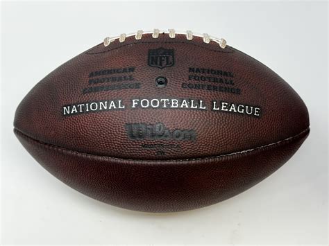 Game Prepped NFL Game Ball Wilson The Duke Official Leather Football | SidelineSwap