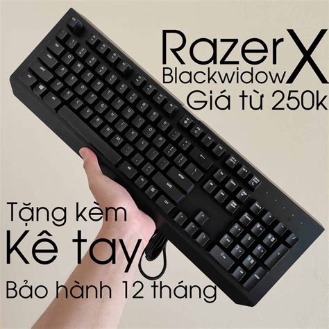 Bàn phím cơ game Razer Blackwidow - Bàn phím cơ chơi game giá rẻ chính hãng không led rgb | Kit ...