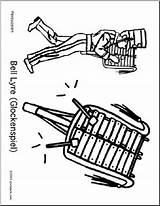 Glockenspiel Coloring Pages sketch template