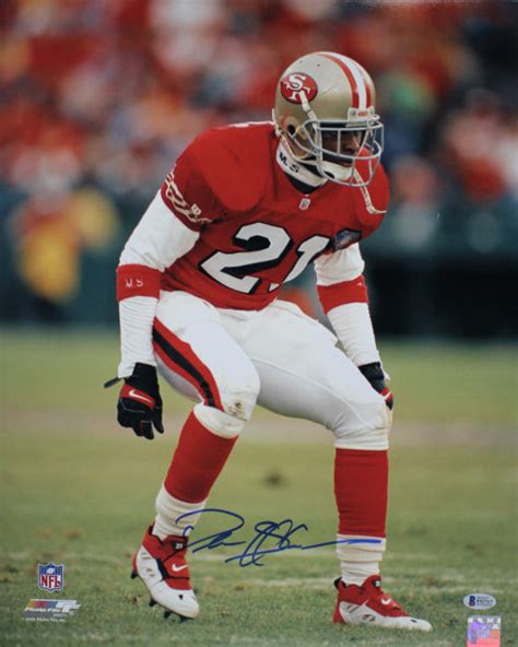 Deion Sanders Autographed/Signed San Francisco 49ers 16×20 Photo BAS ...