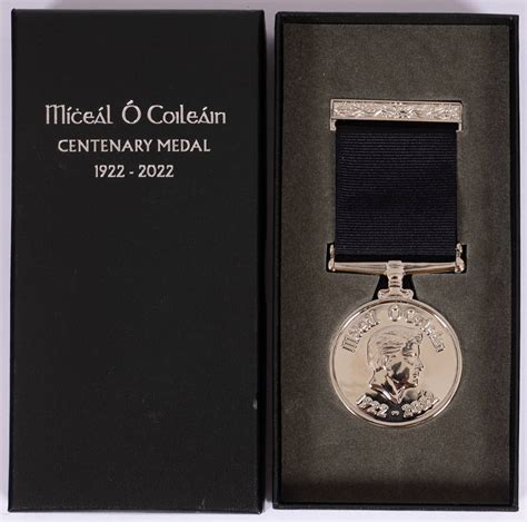 Michael Collins Centenary Medal, 2022. at Whyte's Auctions | Whyte's - Irish Art & Collectibles