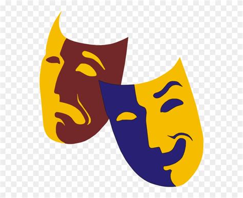 Download Drama Masks - Drama Faces Clipart (#1275737) - PinClipart