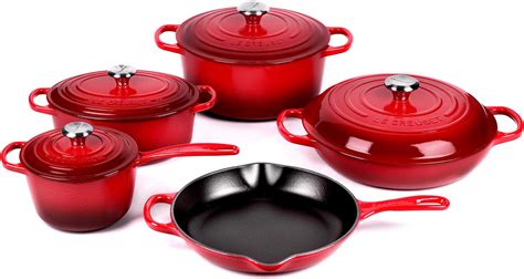 Le Creuset 9-Piece Cookware Set - Anniversary Gifts