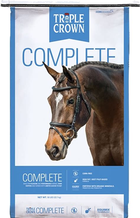 Triple Crown Complete Racing Formula Horse Feed, 50 Lb. - CountryMax