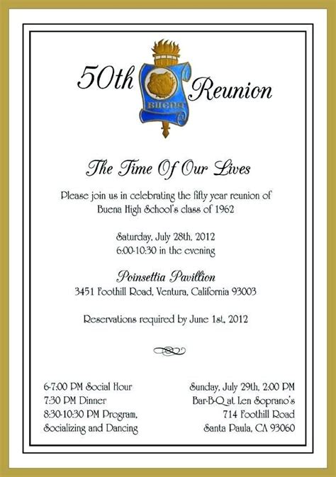 Family Reunion Invitation Letter Family ... | Class reunion invitations, Reunion invitations ...