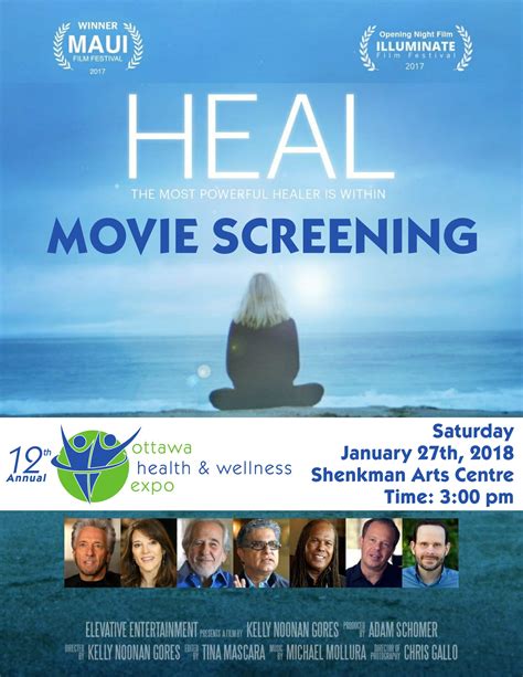 HEAL Documentary Screening - Ottawa Health and Wellness Expo | Orleans, Ontario | Health Trade ...