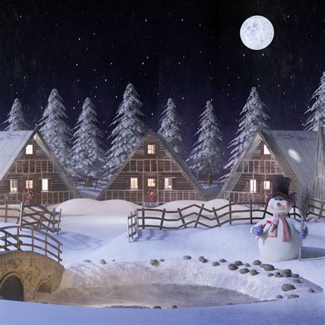 Christmas village 3D model - TurboSquid 1339058