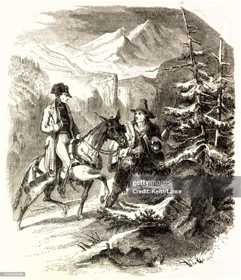 Napoleon Bonaparte Ascends The Alps High-Res Vector Graphic - Getty Images