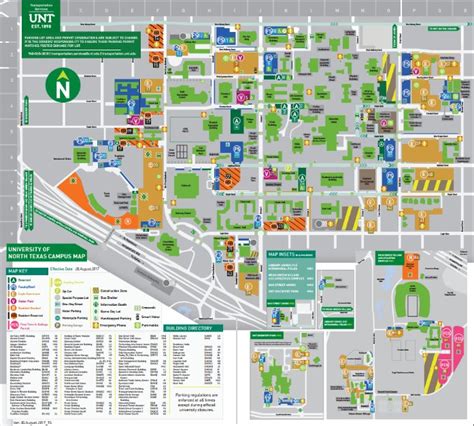 University Of North Texas Campus Map