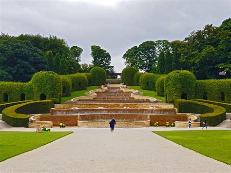 Alnwick Castle Gardens, Northumberland, England. : r/AccidentalWesAnderson