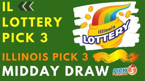 IL Lottery Pick 3 - Illinois Lottery Midday Draw April - 24, 2020 ...