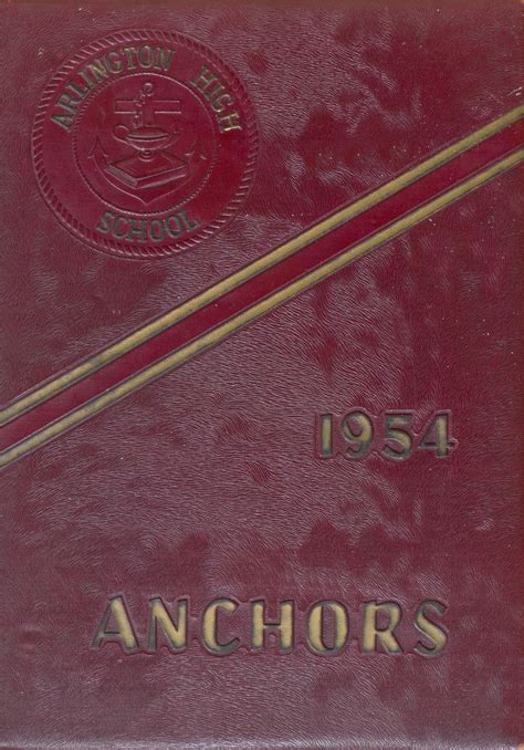 1954 yearbook from Arlington High School from Lagrangeville, New York for sale