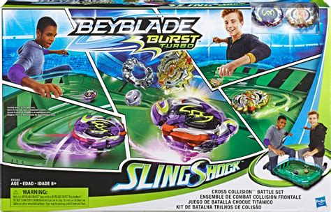 BEYBLADE Burst Turbo Slingshock Beystadium Stadium with Rail System Battle NEW Overig ...