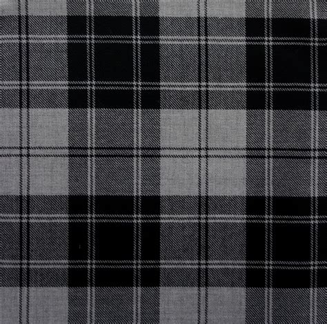 Douglas Grey Modern Light Weight Clan Family Tartan Scottish Lochcarron