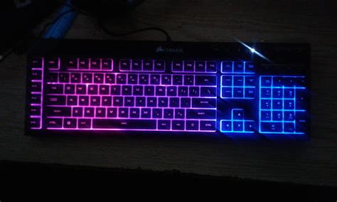 My new RGB keyboard just came in. I (unsurprisingly) set it to the bi ...