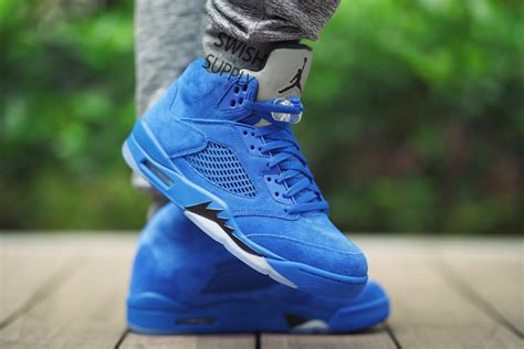 Air Jordan 5 Blue Suede Release Date 136021-401 | Sole Collector