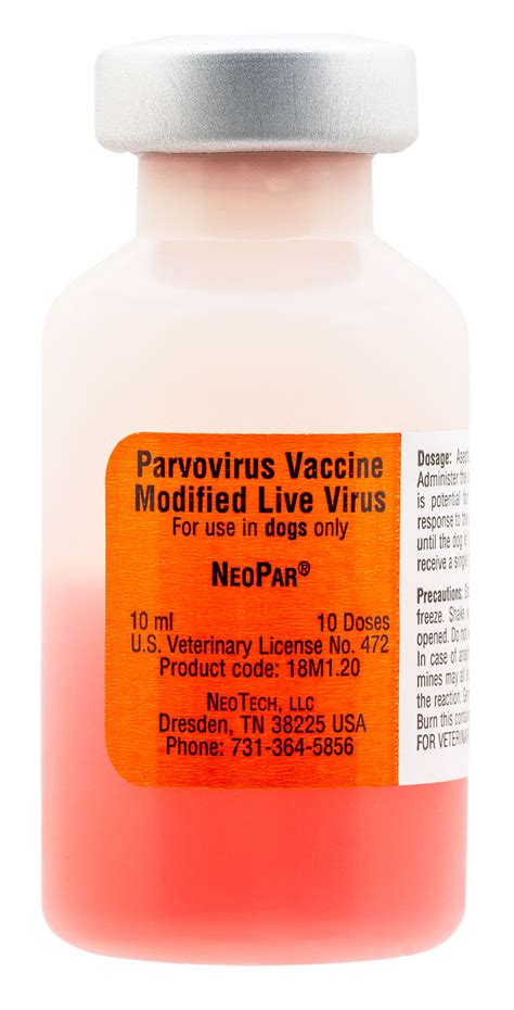 NeoPar Parvo Vaccine for Dogs (Parvovirus Vaccine) - Jeffers