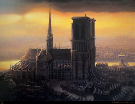 The Hunchback of Notre Dame Concept Art | Disney concept art, Disney ...