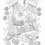 Free Ocean Adult Coloring Pages sketch template
