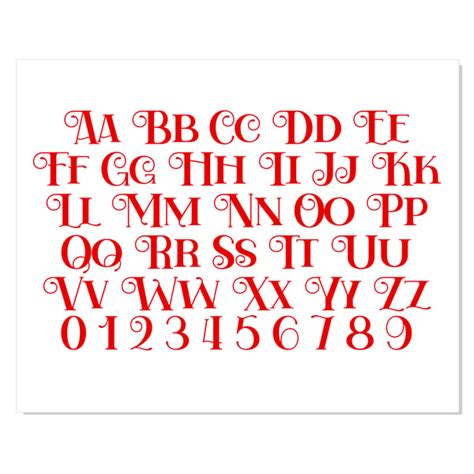 Christmas Font SVG Cricut, Christmas Font OTF, Christmas Svg - Inspire ...