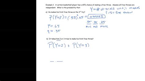 Geometric Distribution Examples 1 - YouTube