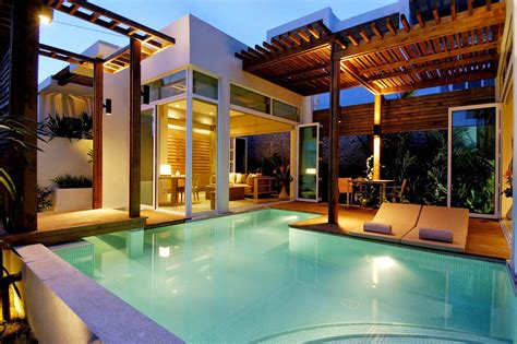 Desain Rumah Minimalis 2 Lantai Dengan Kolam Renang - Gambar Foto Desain Rumah