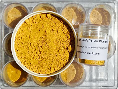 IRON OXIDE YELLOW PIGMENT | Aurore Brunet