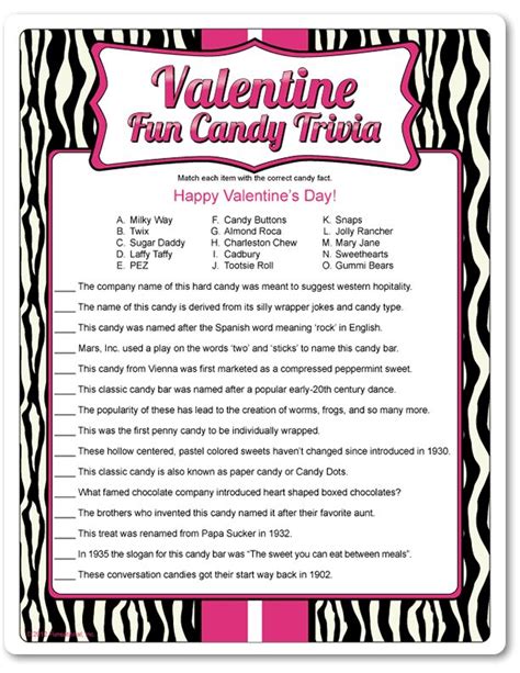 10 best Valentine's Day Trivia images on Pinterest | Trivia, Valantine ...