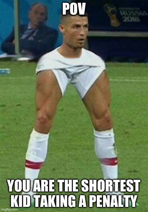 Image tagged in ronaldo leg meme,cristiano ronaldo,short - Imgflip