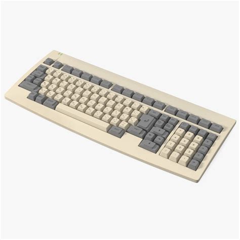 Mechanical Computer Terminal Keyboard Vintage 3D model - TurboSquid 2055954