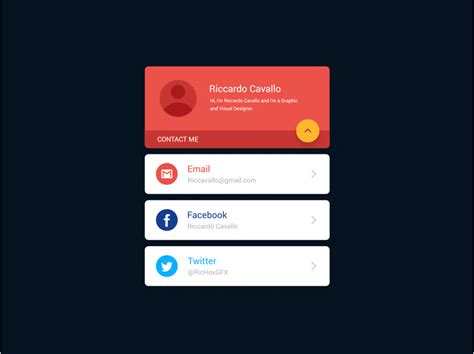 50 Free Profile Page Design Samples＆Templates [PSD+Sketch] for Inspiration