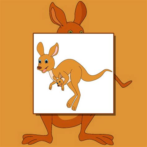 Cute Kangaroo Cartoon – MasterBundles