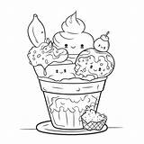 Ice Cream Sundae Coloring Page – Coloring Corner sketch template