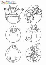 Studio Ghibli Coloring Pages sketch template