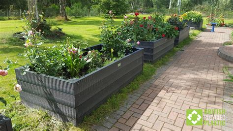 Recycled Plastic Planters and Raised Beds