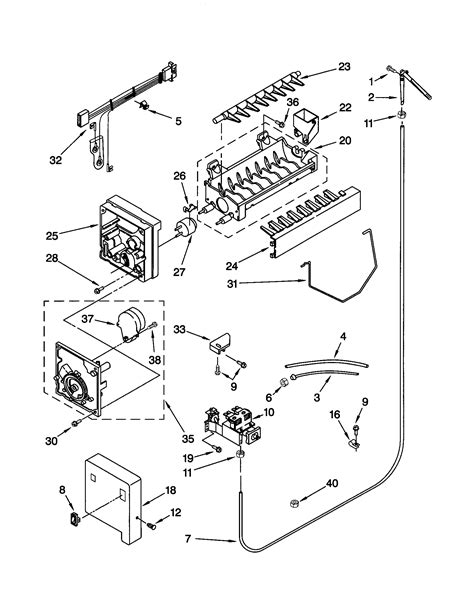 Kenmore Refrigerator Ice Maker Parts Diagram