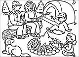 Camping Tent Coloring Page At GetColoringscom  Free Printable sketch template