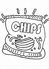 Coloring Pages  Chips Page For Kids sketch template