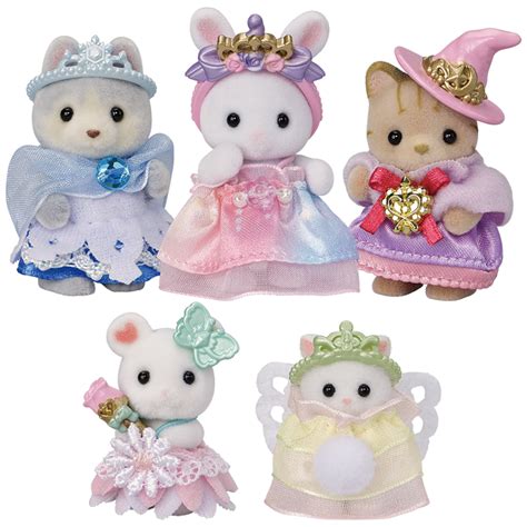 Calico Critters Royal Princess Set, Dollhouse Playset with 5 Collectible Figures and Accessories ...