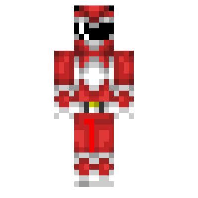 Red power ranger | Minecraft Skins | Tynker